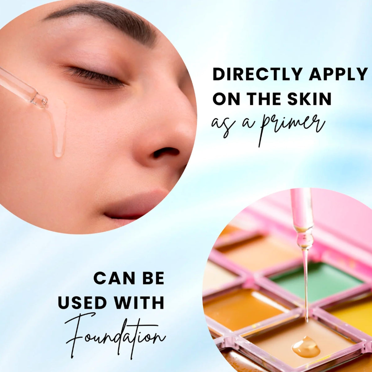 PNF PROFESSIONAL Magic Drop Primer for Face Makeup 30ml | Long Lasting Waterproof | Matte Finish | Clear | All Skin Types - Image 4