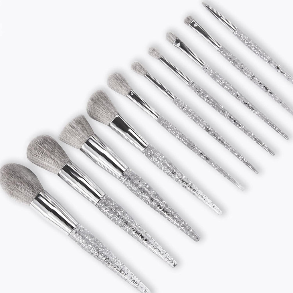 BH STUDIO PRO Remix Dance Brush Beat - 10 Piece Brush Set Premium Cosmetic Makeup Brush Set for Foundation Blending Blush Concealer Eye Shadow - Image 7