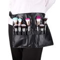 COSLUXE BEILI Makeup Brush Holder Bag, Professional Cosmetic Holder 28 Pockets Organizer with Artist Belt Strap (Brushes Not Included)