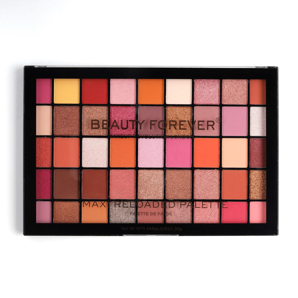 My Colors Professional Maxi Relosded Eyeshadow Palette | Highly Pigmented | 45 Selected Shades | Matte & Shimmer Shades - 45Gm | for Face Makeup - Image 2