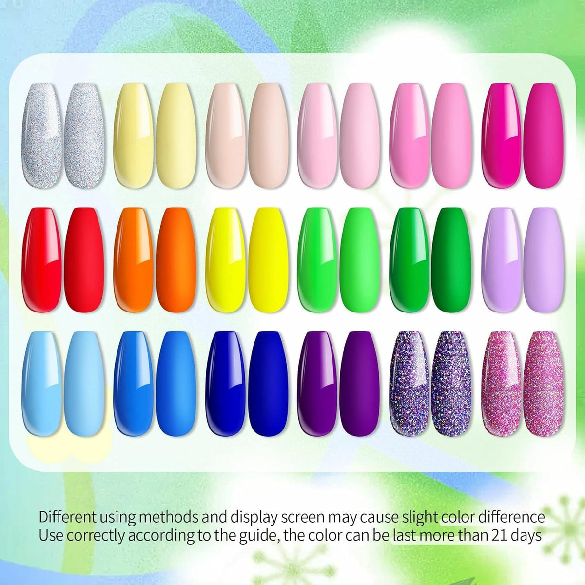 My Colors Nail Polish Paint Kit Gel Paint Painting gel, UV Gel Set for Nails, Nails Art Color Set, Gel Nails Colors, for Nail Art Design 36 Colors - Image 3