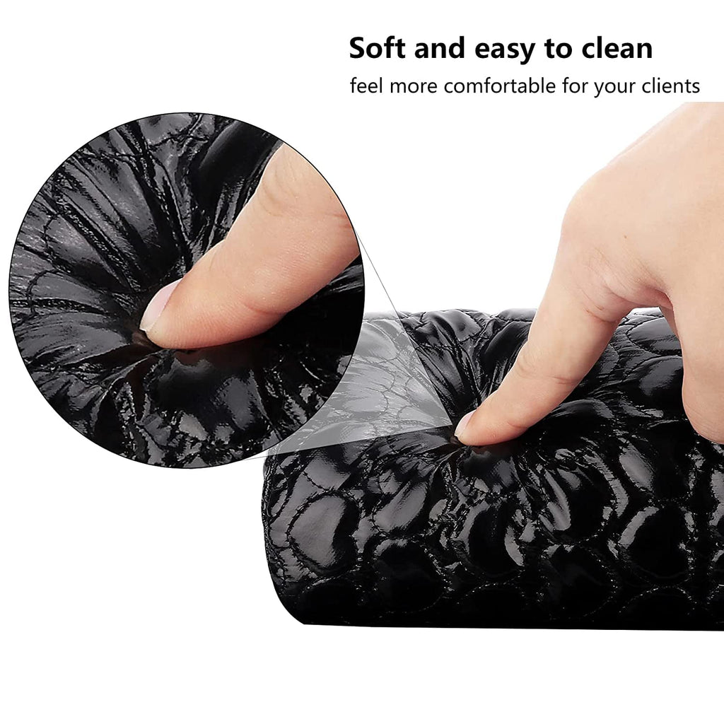 NAILWIND Nail Pillow Hand Rest for Nails, PU Leather Nail Hand Rest Cushion Salon Nail Arm Rest Pillows, Manicure Hand Pillow for Table Desk Nail Armrest for Nails Art Salon Home Use -1 Pcs - Image 6