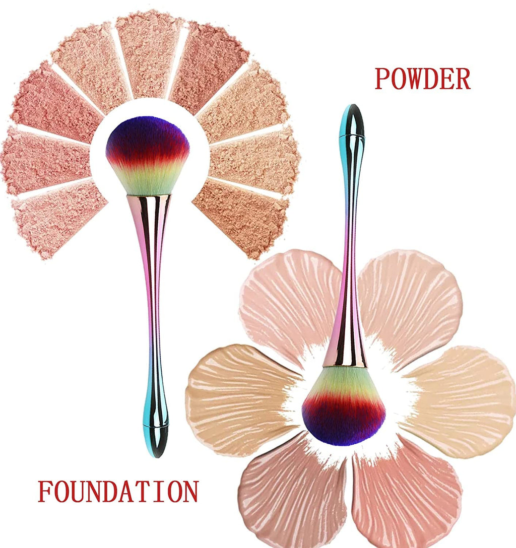 NAILWIND Nail Art Brush, Soft Nail Art Dust Remover Brush Long Handle Manicure Nail Art Tools for Acrylic or Makeup Powder Blush Brushes - Image 3