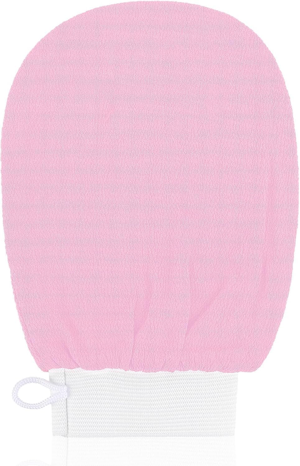 COSLUXE Exfoliating bath Glove For Dead Skin Body | Scrub Glove For Dead Skin Black| Gentle on the Skin | Improves Circulation Stimulates | Easy to Use | for Men and Women (2, Multicolour)