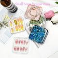 NAILWIND Press on Nail Storage Box, 12 Pcs with 1 Double Sided Tape, Transparent Acrylic Nail Display Organizer Case for Nail Salon - ( with out nails ) - Image 2
