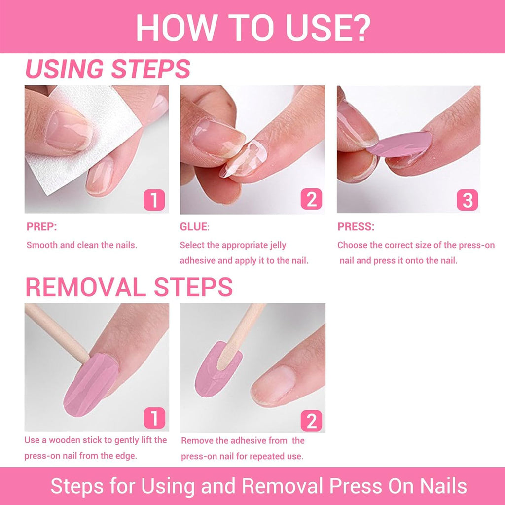 NAILWIND Almond Press On Nails Medium, Nude Short Press On Soft Gel Mirror Designs Glossy Ombre Nails with Nail Glue, Semi-Transparent Reusable Glue On in 15 Sizes - 30PCS Stick On Nail Kit, Acrylic Nail for Women 26 - Image 7