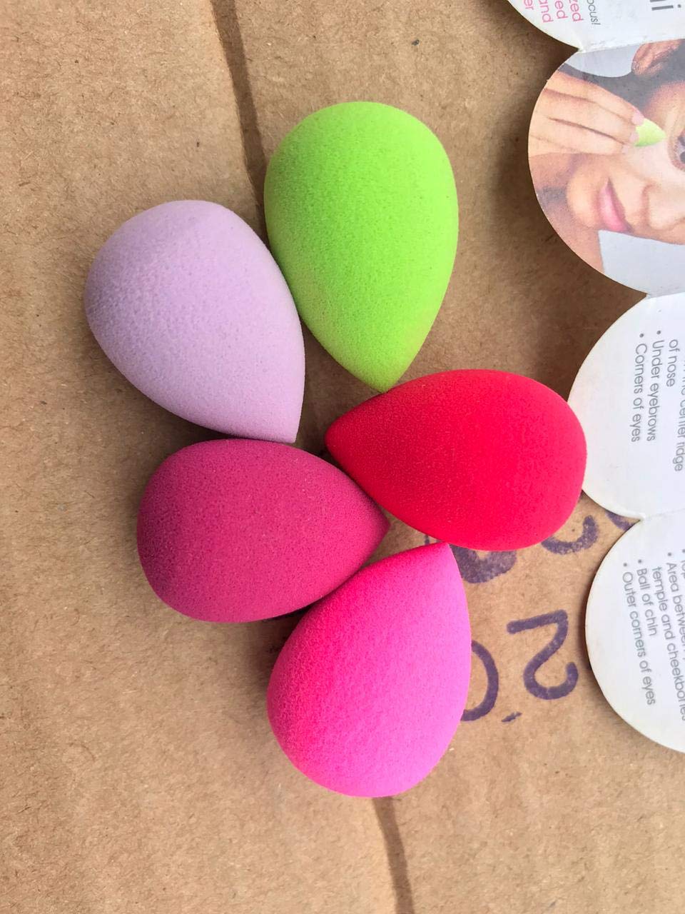 Cosluxe Makeup Sponge for Cream & Powder Blushes, makeup artist mini beauty blender 5 in 1 - Image 3
