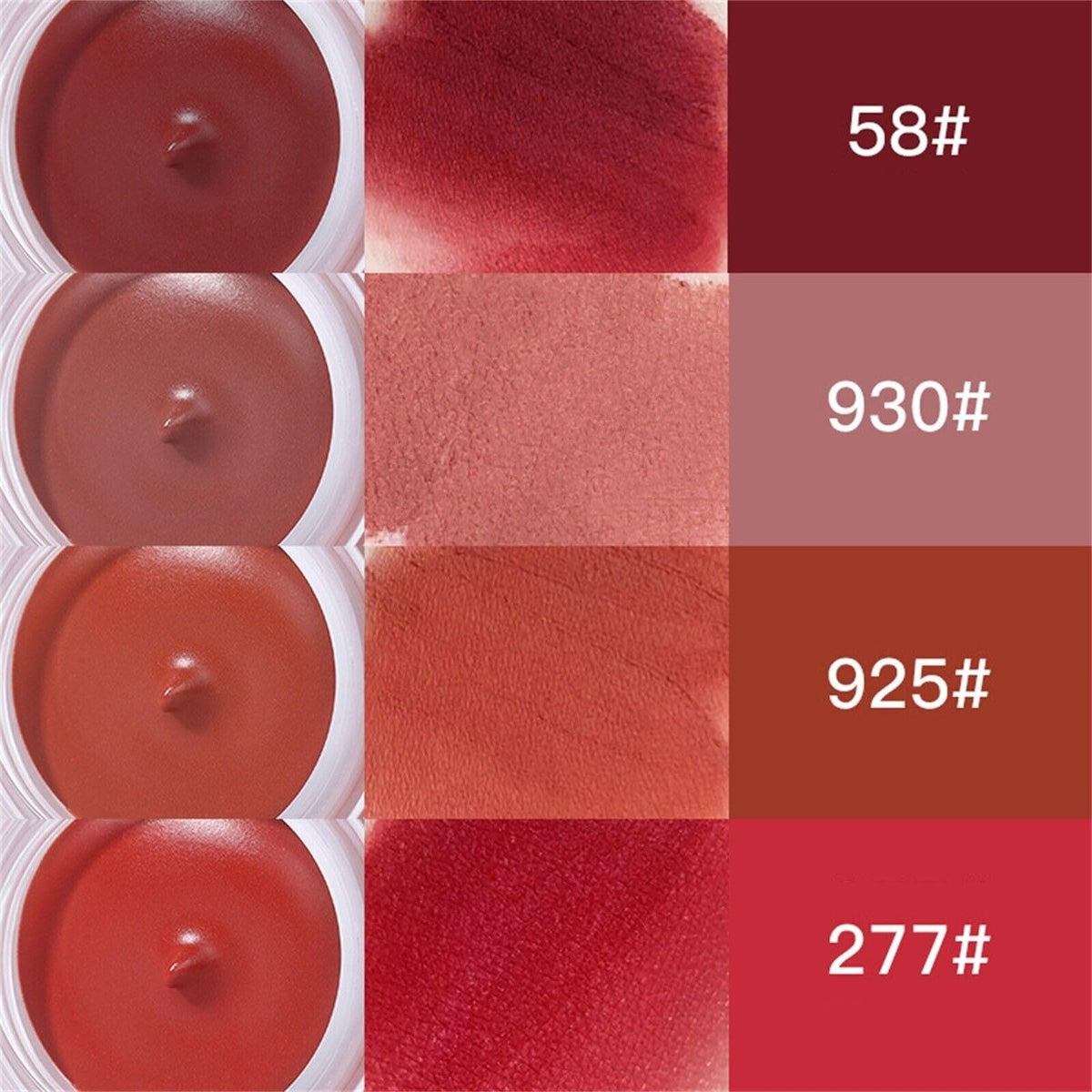 My Colors Velvet Matte Lip Mud 5g, Lip Tint & Cheek Tint (277 - TEA RED) - Image 2