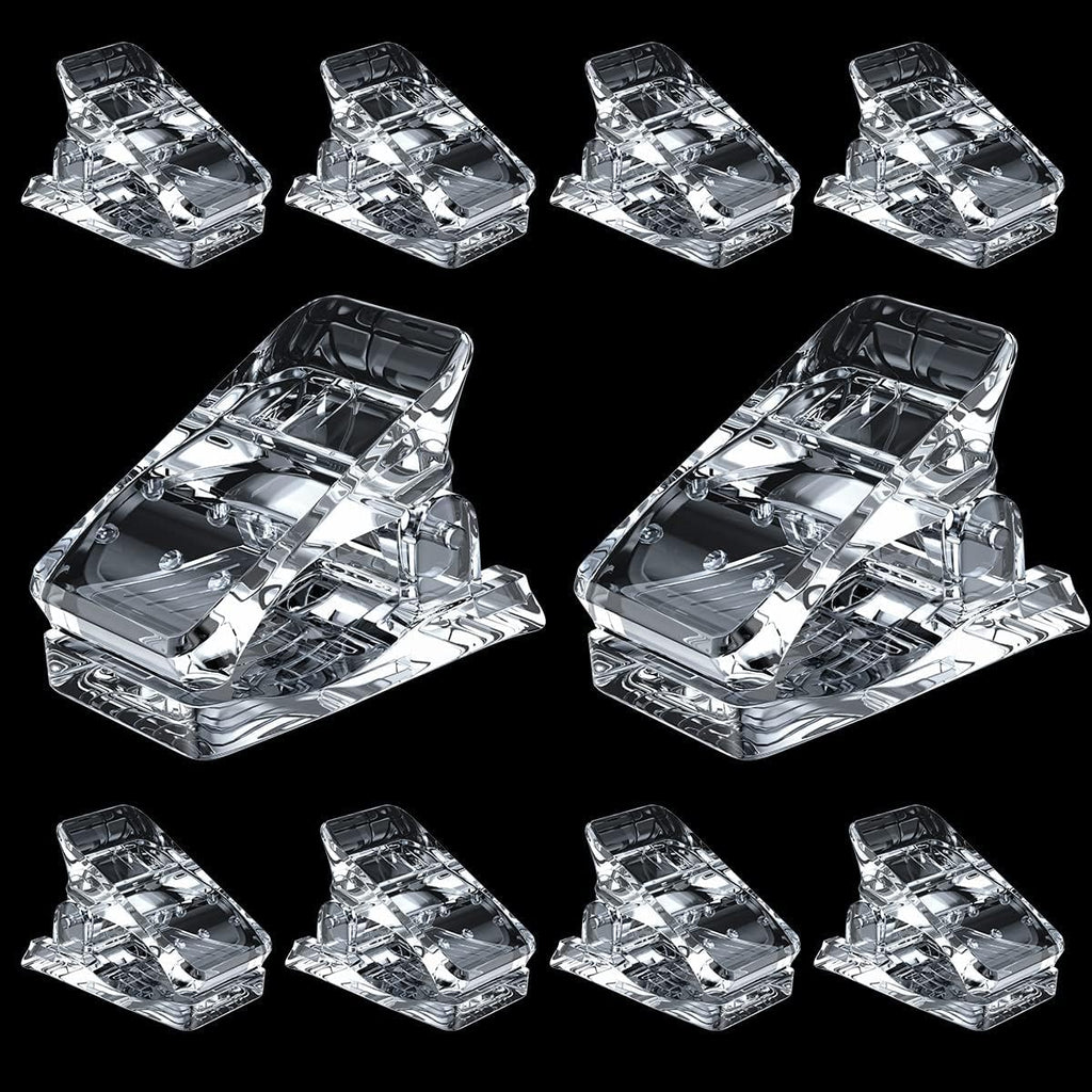NAILWIND Nail Clips for Polygel, Nail Extension Gel Quick Building Nail Tips Clip for Nail Kit False Nail Tips and Dual Forms Manicure Nail Art Tools (10 - Pcs) - Image 6