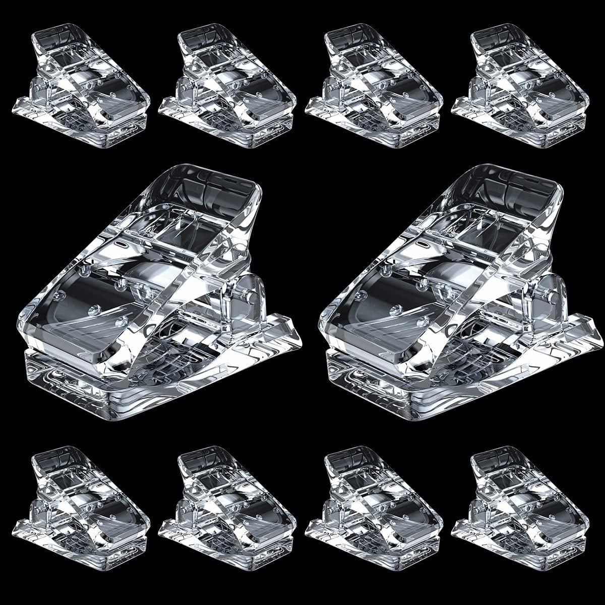 NAILWIND Nail Clips for Polygel, Nail Extension Gel Quick Building Nail Tips Clip for Nail Kit False Nail Tips and Dual Forms Manicure Nail Art Tools (10 - Pcs) - Image 6