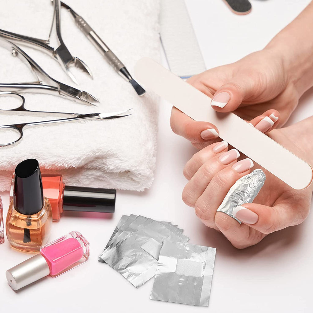 NAILWIND Nail Polish Remover Gel Sheets Acetone Free, Nail Foil Wraps Gel Polish Remover Foils Acrylic Tin Soak Off Pads with Pre-attached Lint-free for Women Girls Home and Salon Use, 200 Count - Image 6