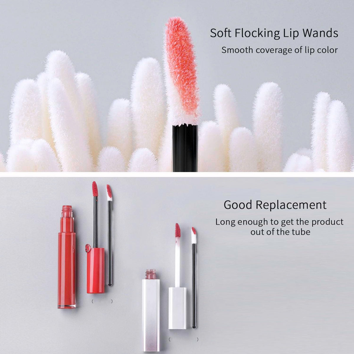 COSLUXE Lip Brush, Lip Applicator/Disposable Makeup Lips Brushes, Lip's Wands Lips; Brush Applicators Lipstick Brush Lips Gloss Applicators Mascara Brush Makeup Tool, 12 - Pcs - Image 7