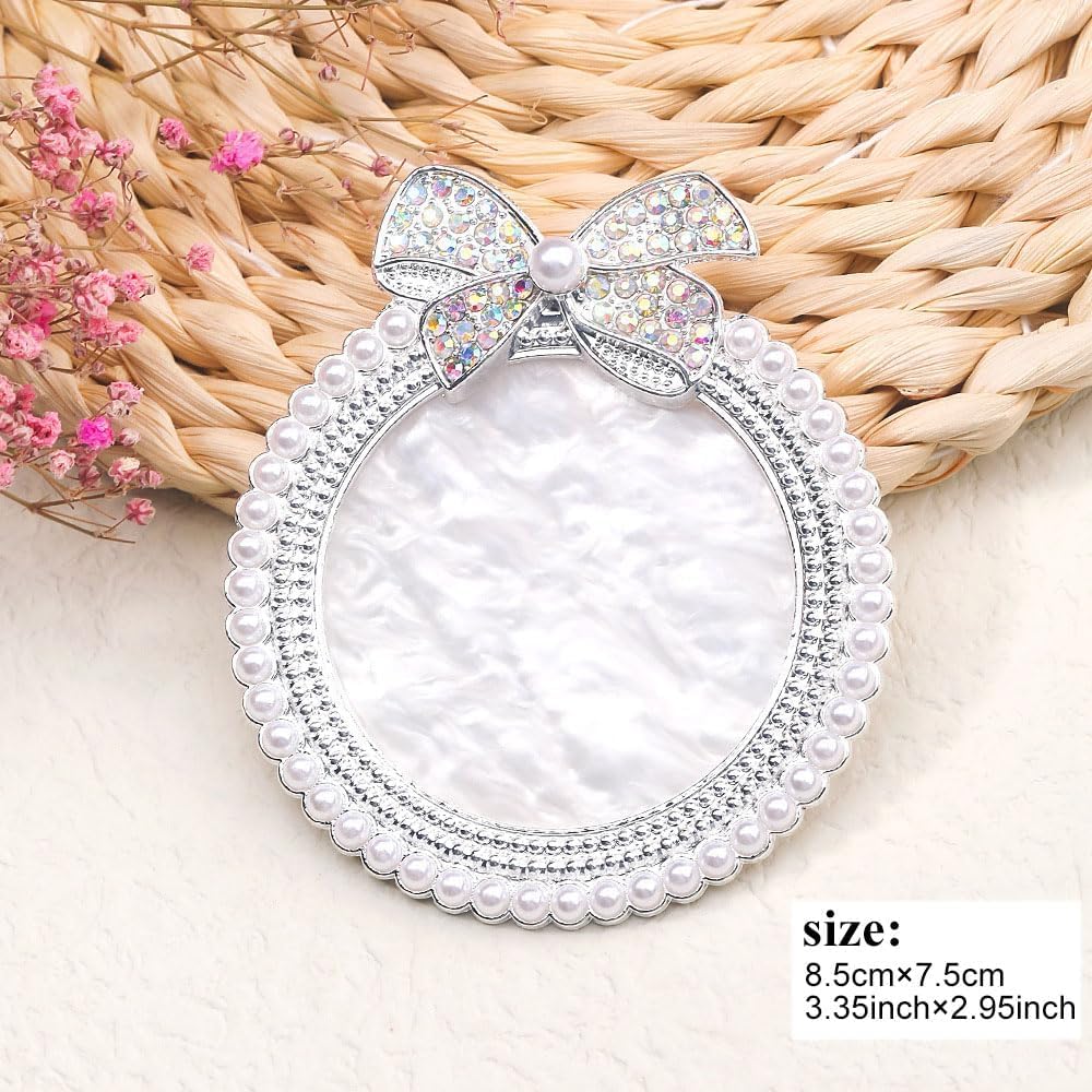 NAILWIND Resin Stone Nail Art Palette, Nail Mixing Palette with Diamond Base, Nail Art Cosmetic Mixing Palette Color Mixing Pigment Polish Holder Nail Art Painting Gel Palette Pearls - 1 pcs - Image 7