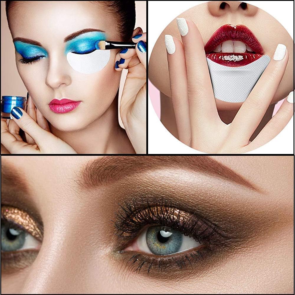 COSLUXE Eyeshadow Shield Eyeshadow Gel Pad Patches Eyes hadow Stencils for Prevent Eyelash Extensions, Tinting and Lip Makeup PACK OF 30 Pcs - Image 3