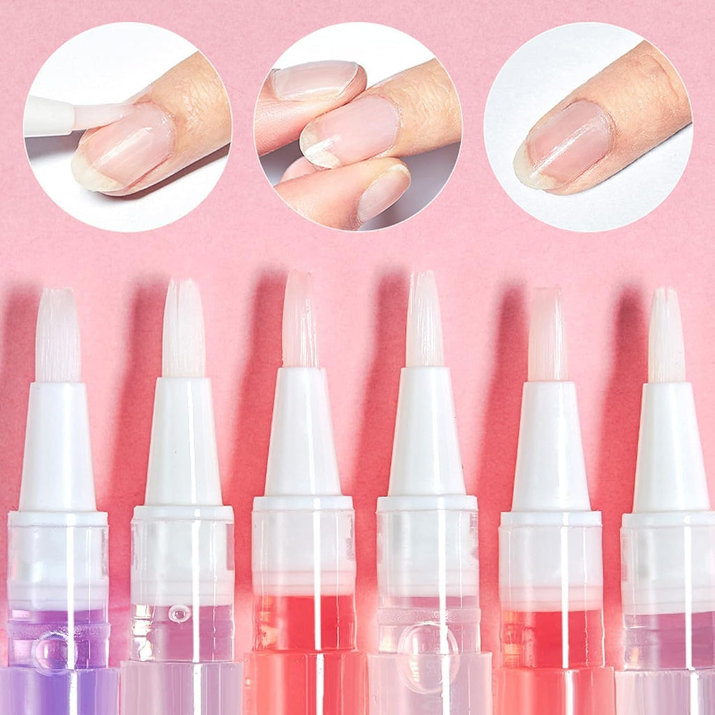 NAILWIND Nail Cuticle Oil Pen, Nail Cuticle Oils Nutrition Oil Pen Cuticle Revitalizer Oil Pen for Nails with Soft Brush Cuticle Oil Bulk Softener Moist Gel Nail Treatment Nourishment Fruity - Image 8