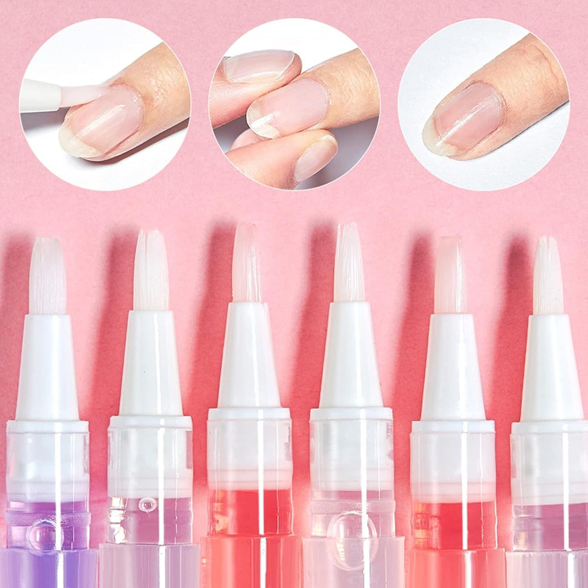 NAILWIND Nail Cuticle Oil Pen, Nail Cuticle Oils Nutrition Oil Pen Cuticle Revitalizer Oil Pen for Nails with Soft Brush Cuticle Oil Bulk Softener Moist Gel Nail Treatment Nourishment Fruity - Image 8