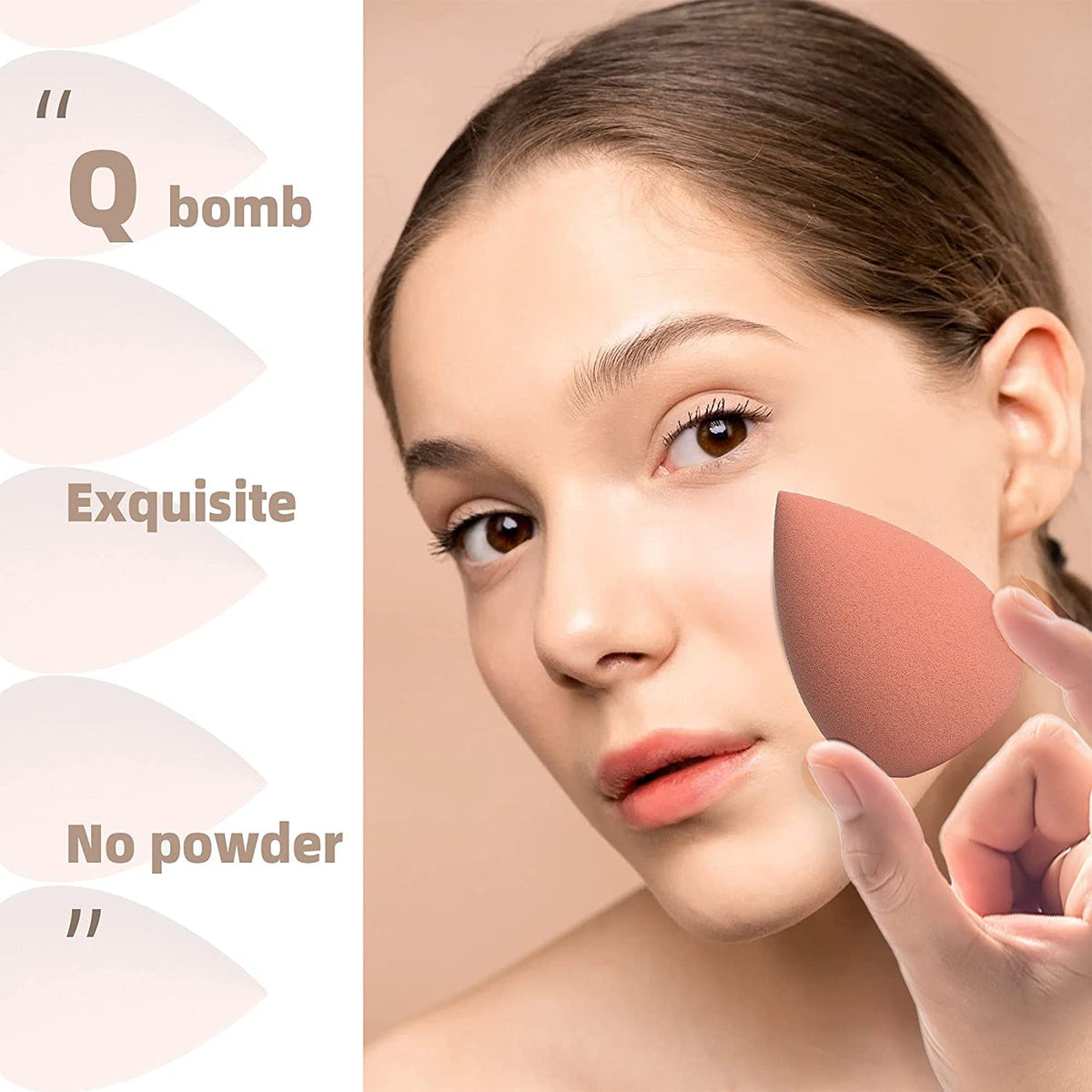 My Colors Beauty Blender Sponge in A Storage Box,4 Pcs IN BOX Multicolour Makeup Cosmetic Puff Makeup Sponge With Storage Box Foundation Powder Sponge Beauty Tools Women Makeup Accessories - Image 5