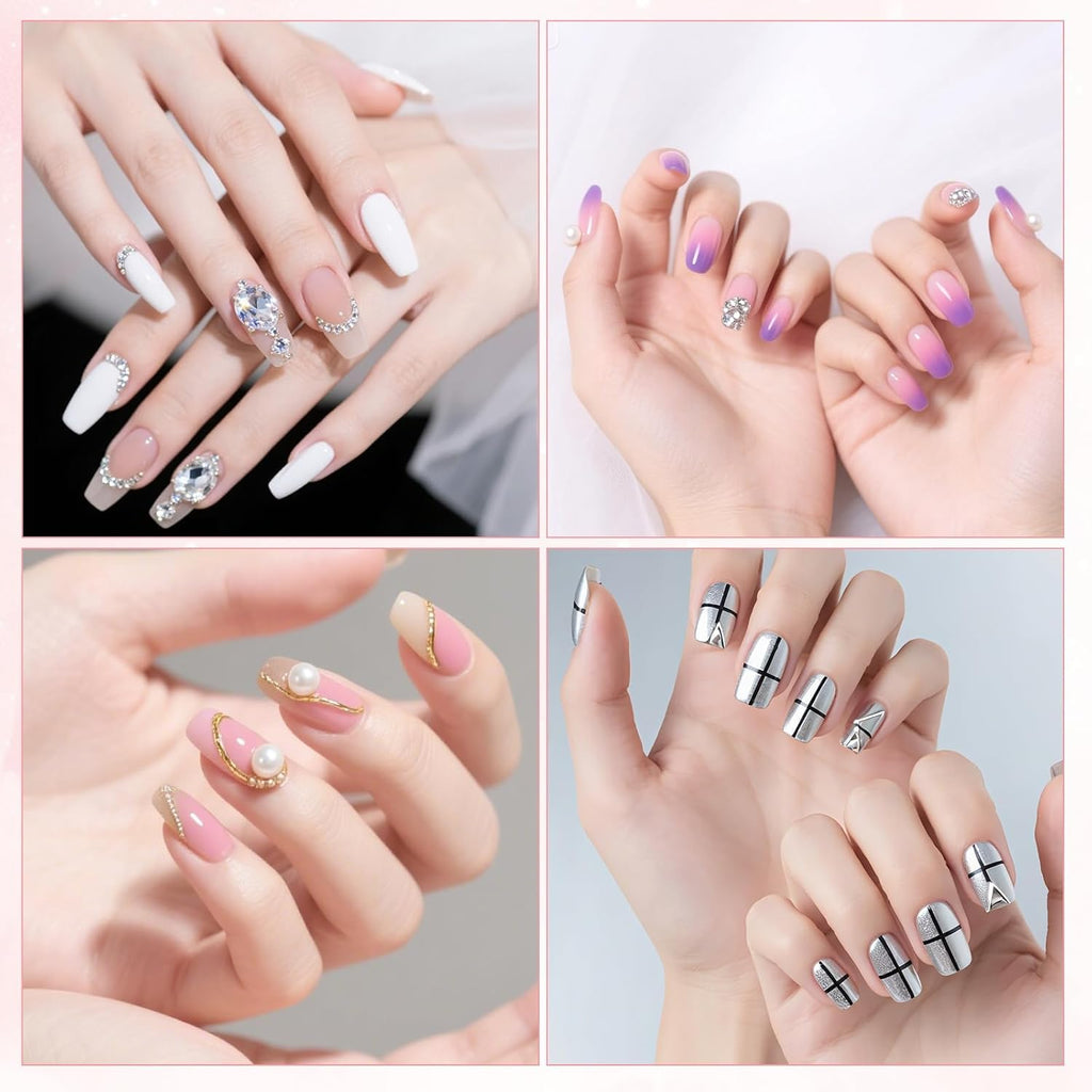 NAILWIND 21 PCS Nail Art Brushes Nail Art Tool kit,1 Nail Art Resin Mixing Palette,15 PCS Nail Art Brushes Set, 5 PCS Dotting Tools, Nail Polish Palette Tools for Women DIY Design Decoration Manicure Tips Supplies - Image 5