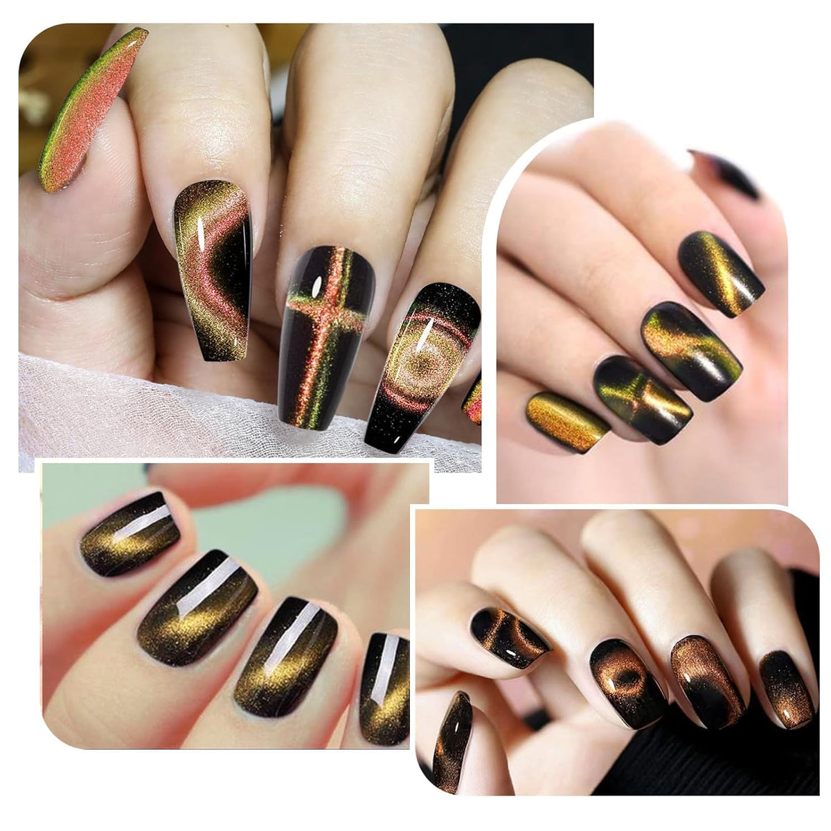NAILWIND 3 In 1 Nail Magnet For Cat Eye Gel Polish, Multifunctional Cat Eye Gel Nail Polish Magnet,l Nail Magnets for Nail Art Decoration Nails Salon - Image 6