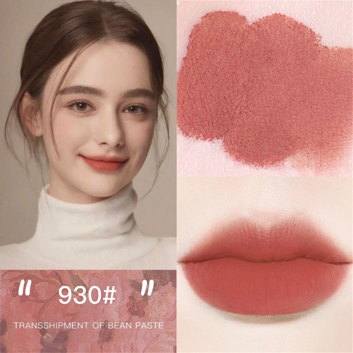 My Colors Velvet Matte Lip Mud 5g, Lip Tint & Cheek Tint (930 - BEAN PASTE) - Image 8