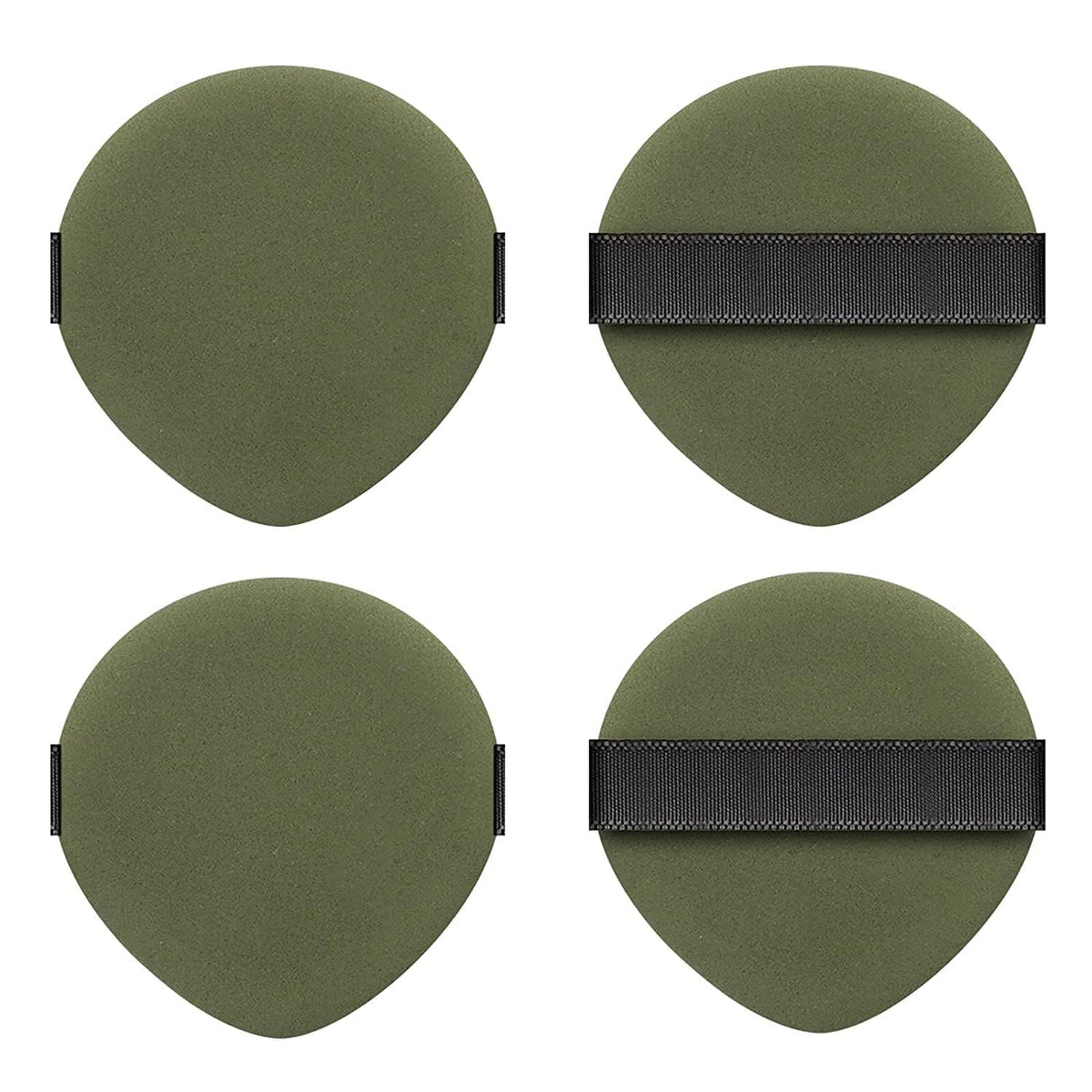 COSLUXE Makeup Triangle Shape Sponge, 2pcs Total Coverage Blending make-up Sponge, Latex-Free Foundation Sponge's Wet and Dry Dual Use, Teardrop Powder Puff for All Types of Skin - Image 2