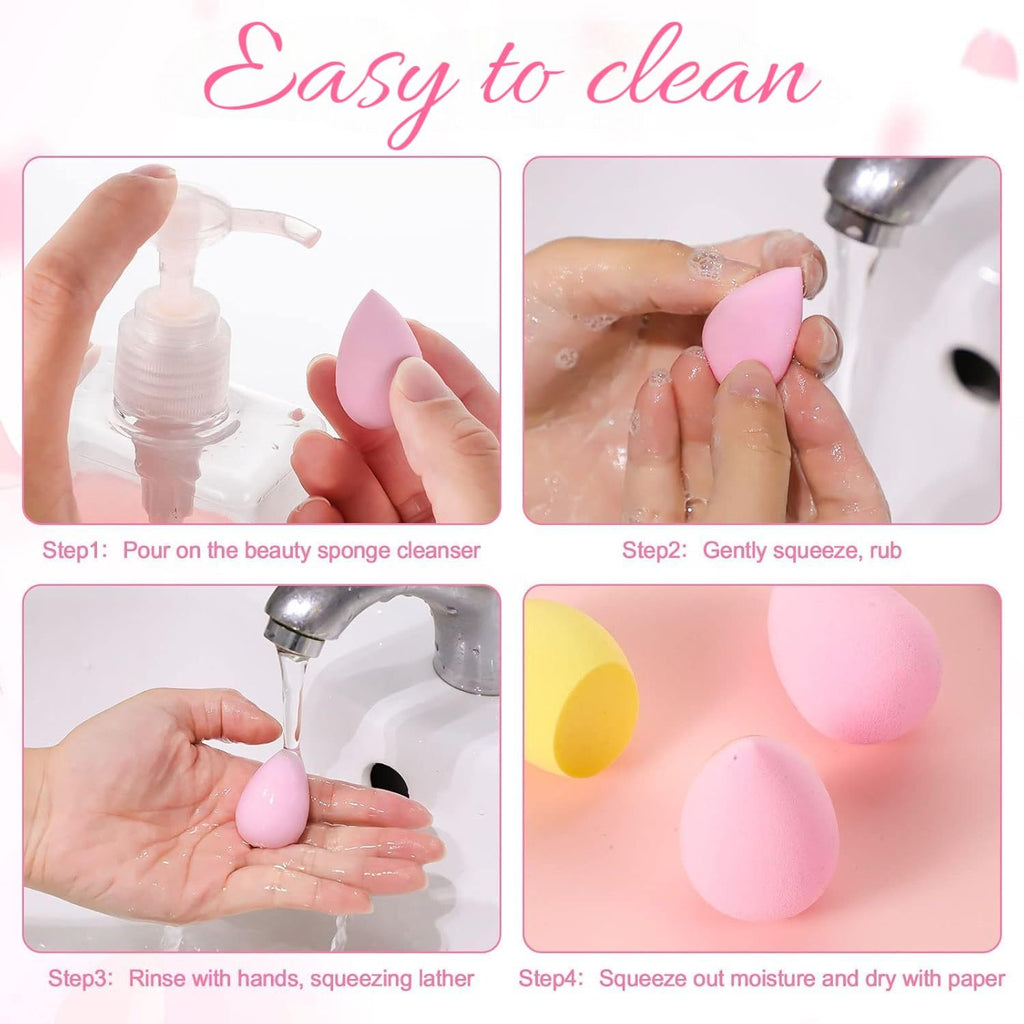 COSLUXE 16 Packs Makeup Sponge Set Blender Blending Sponge Face Beauty Sponge Flawless for Foundation and Powder - Image 6