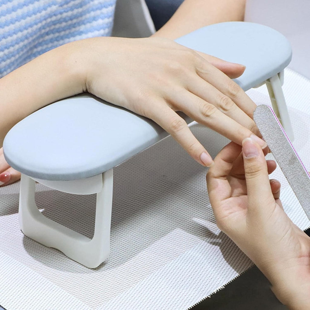 NAILWIND Nail Hand Rest Cushion, Microfiber Leather Arm Rest Nail Table for Fingernails and Toenails, Professional Manicure Nail Pillow Hand Rest Stand for Nail Technician Salon Use - Image 8