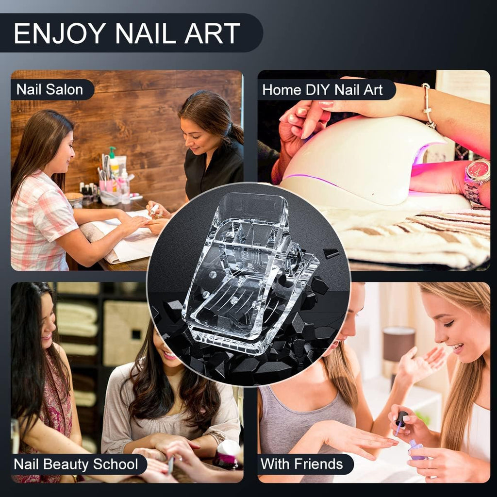 NAILWIND Nail Clips for Polygel, Nail Extension Gel Quick Building Nail Tips Clip for Nail Kit False Nail Tips and Dual Forms Manicure Nail Art Tools (20 - Pcs) - Image 9