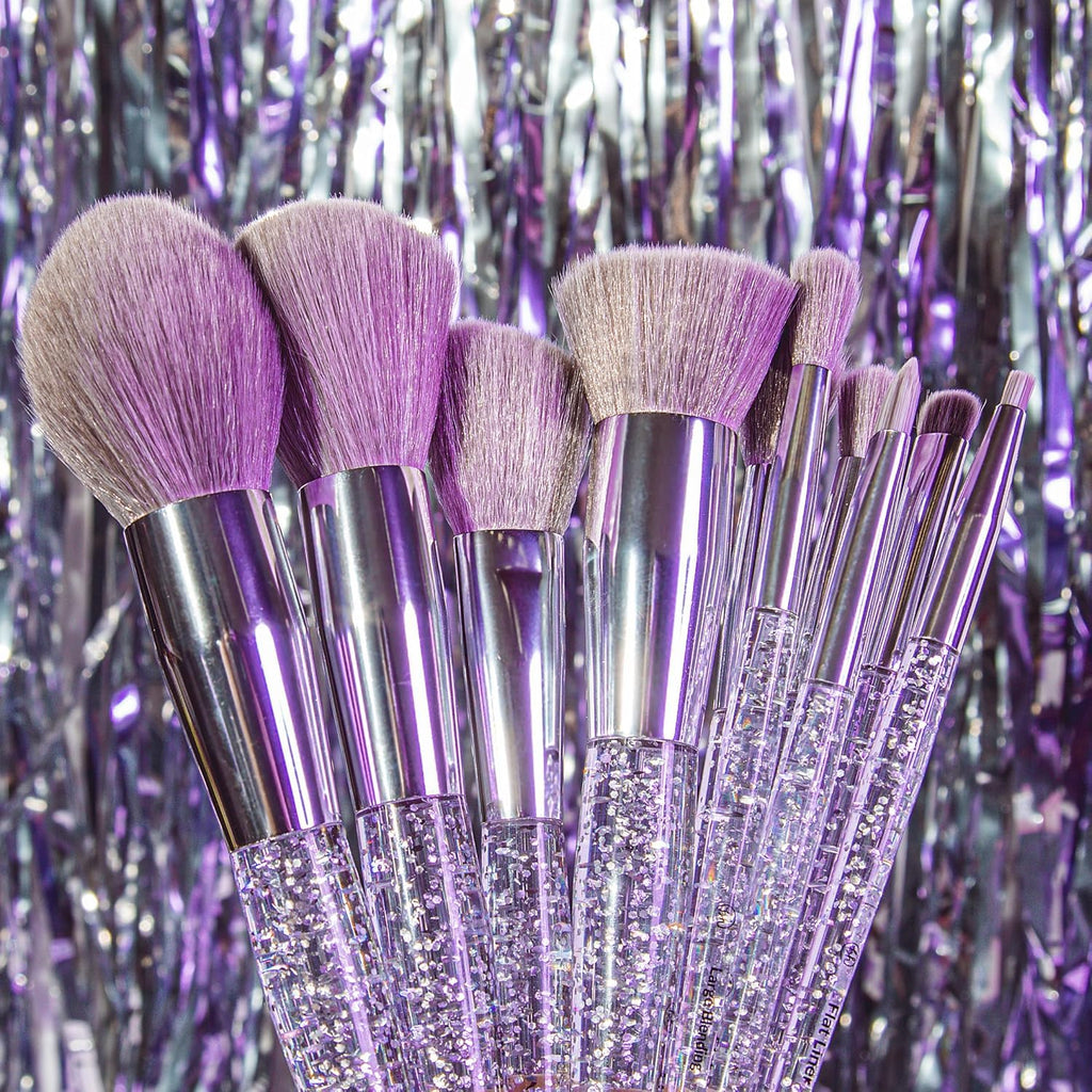 BH STUDIO PRO Remix Dance Brush Beat - 10 Piece Brush Set Premium Cosmetic Makeup Brush Set for Foundation Blending Blush Concealer Eye Shadow - Image 5