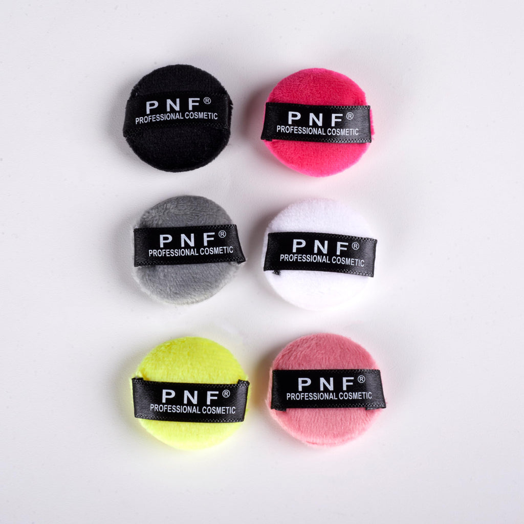 PNF PROFESSIONAL 6pcs Mini Round Makeup Puff makeup sponge for blending foundation powder puff - Image 4