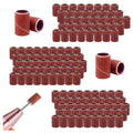 NAILWIND Nail Drill Bits, Sanding Bands 100 Pcs 120# Medium Grit Efile Sand Set Size Electric File Nail Bits for Manicures and Pedicures Care Nail Tools