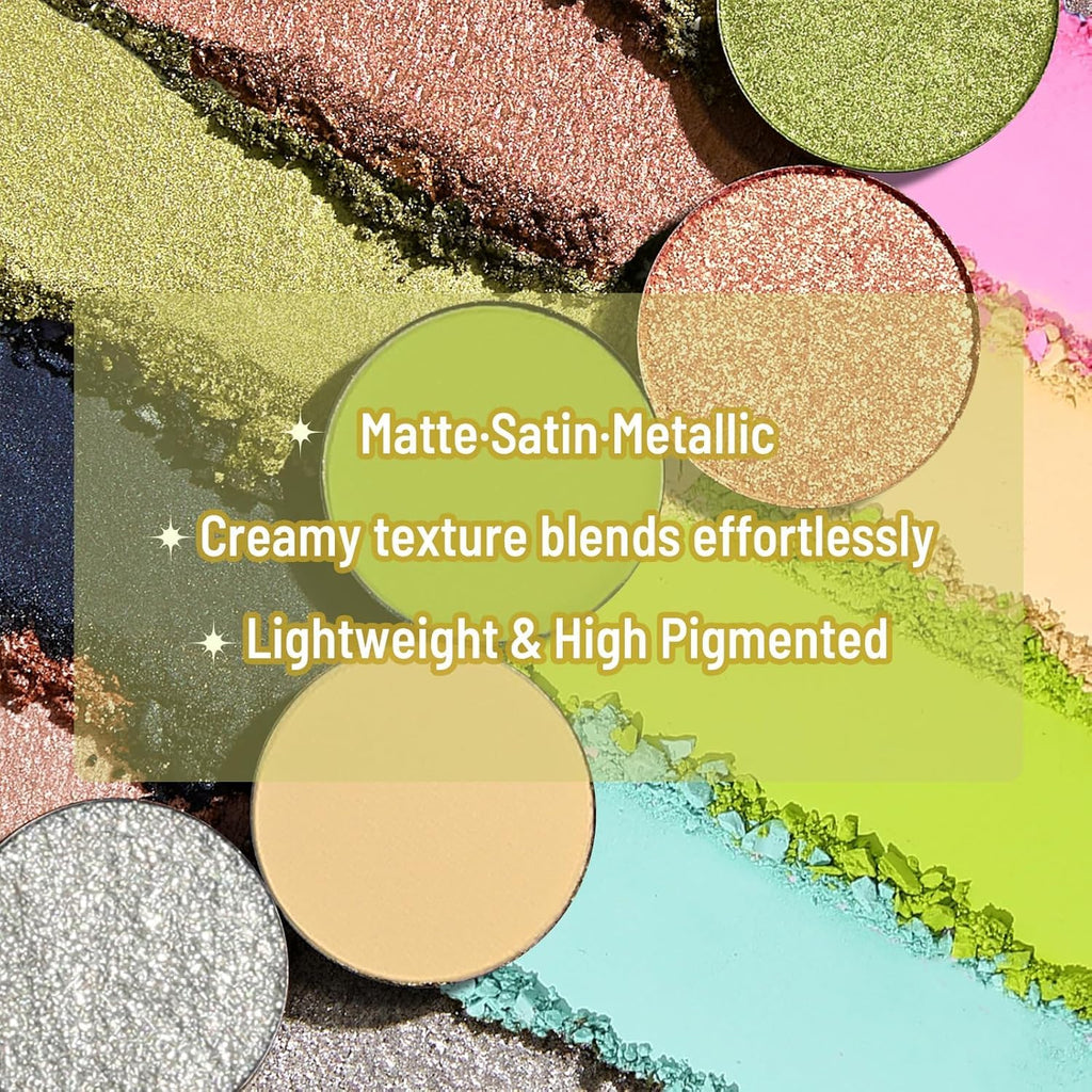 UCANBE 30 Colors Eyeshadow Makeup Palette – MACARON & Deep Neutral Tones – Matte Glitter Finishes – Highly Pigmented, Long-Lasting Eye Shadow Pallet for Daily Use, Cosplay, Festival, Party - Image 4