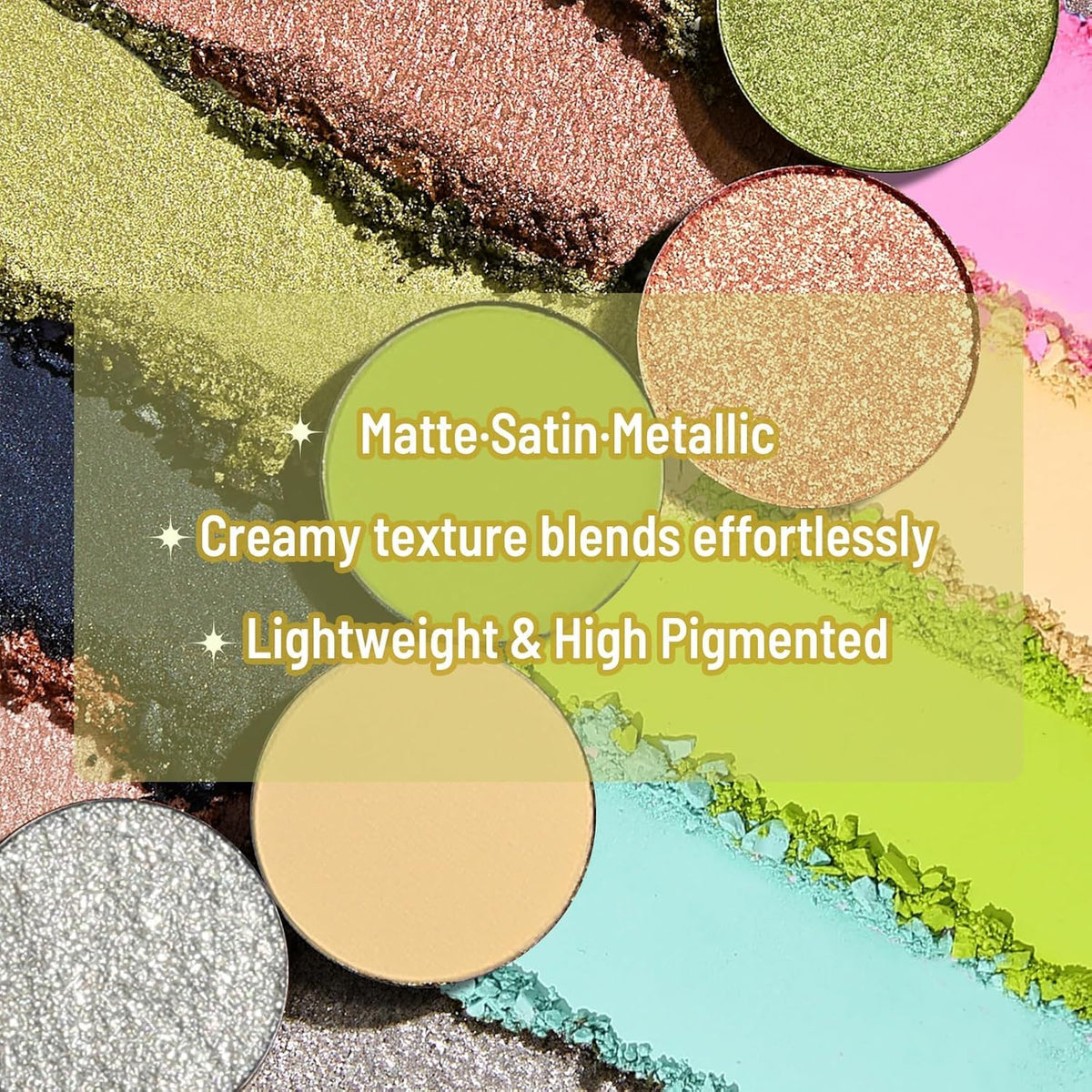 UCANBE 30 Colors Eyeshadow Makeup Palette – MACARON & Deep Neutral Tones – Matte Glitter Finishes – Highly Pigmented, Long-Lasting Eye Shadow Pallet for Daily Use, Cosplay, Festival, Party - Image 4