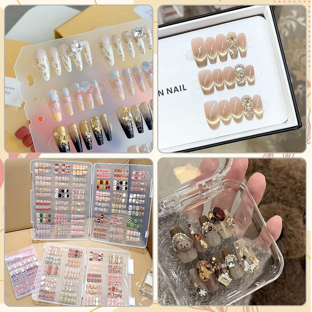 NAILWIND 3 Sheets 90 Pcs Double Sided Tape for Nails Display Double Sided Tape for Press on Nails Adhesive Clear Mounting Tape for Nail Packaging Supplies - Image 7