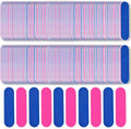 Nailwind Mini Files 100pcs Nail File Set Disposable Mini Nail File, Professional Care Mini Nail Files Double Sided Emery Board Buffer Set Grit Double Sided Emery Board for Manicure, Nail Studio, Home