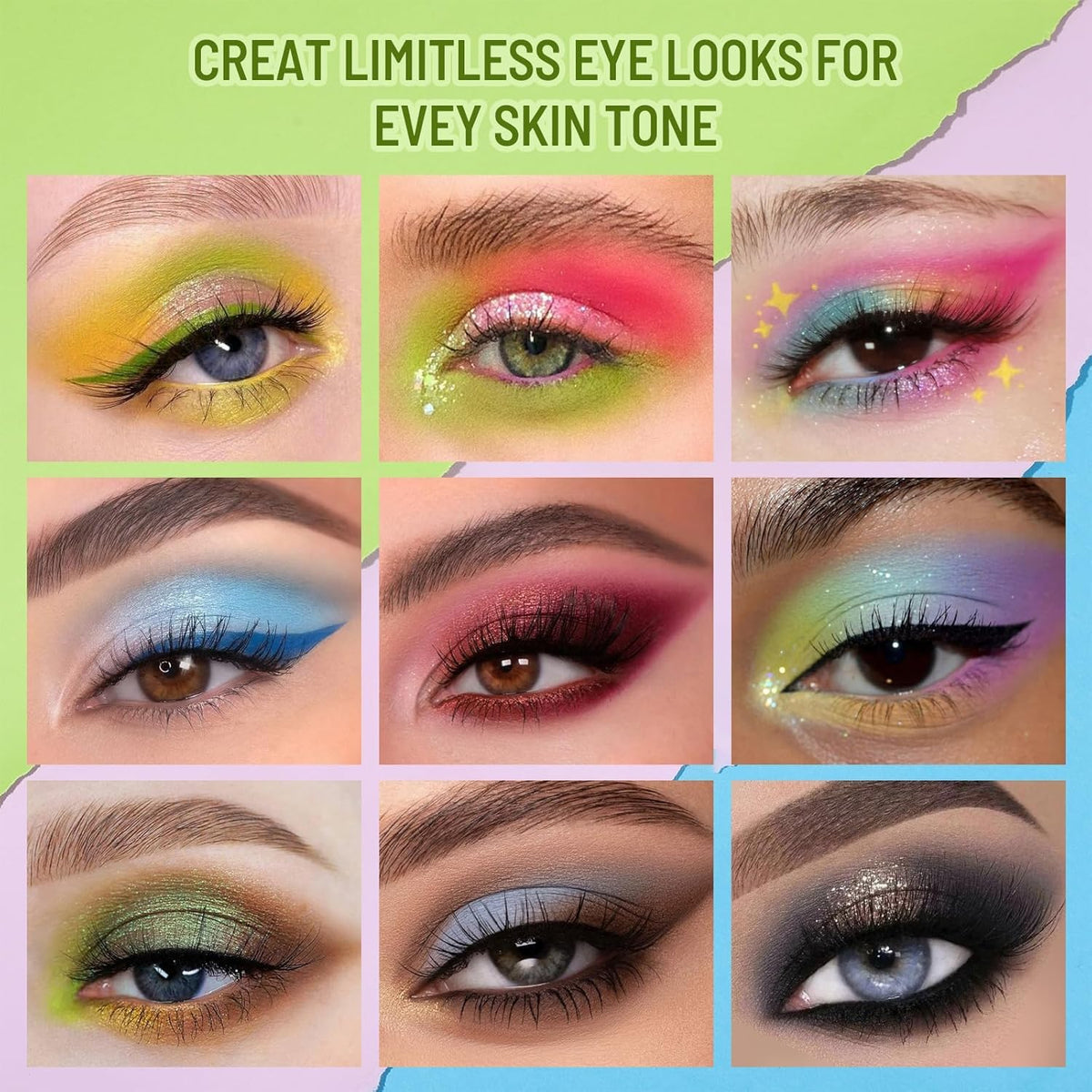 UCANBE 30 Colors Eyeshadow Makeup Palette – MACARON & Deep Neutral Tones – Matte Glitter Finishes – Highly Pigmented, Long-Lasting Eye Shadow Pallet for Daily Use, Cosplay, Festival, Party - Image 5