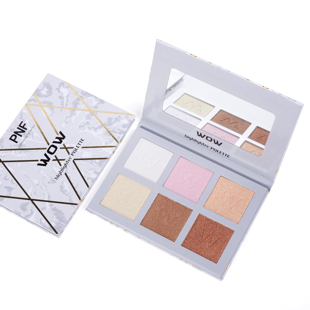 PNF PROFESSIONAL WOW Highlighter High Pigment Makeup Palette, 42.8g - Image 2