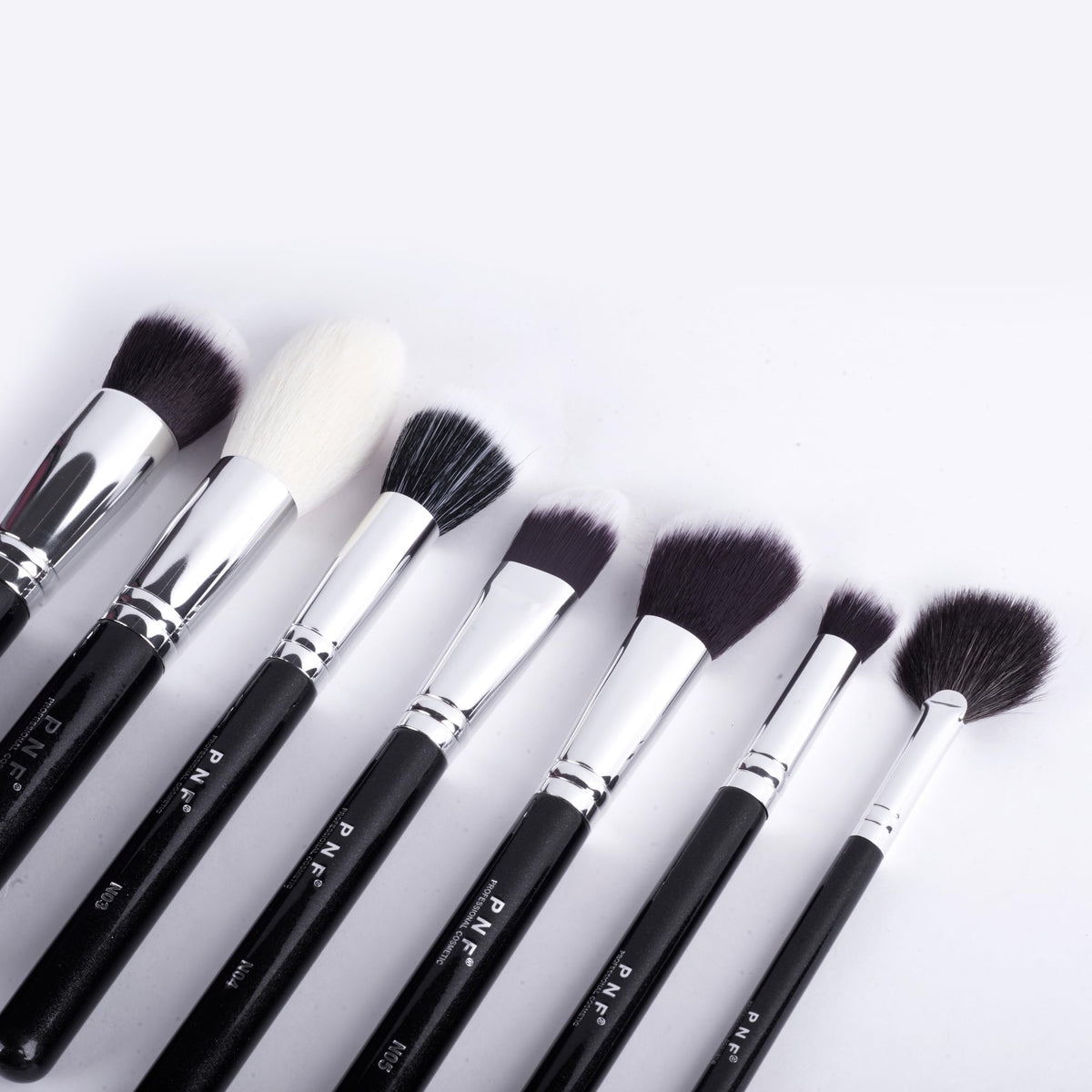 PNF PROFESSIONAL Makeup Brush Set 20 Pcs, Natural Goat Hair, Premium Synthetic Foundation, Powder, Concealers, Eyeshadow, Blush Makeup Brushes, Make up Brushes Kit - Image 2