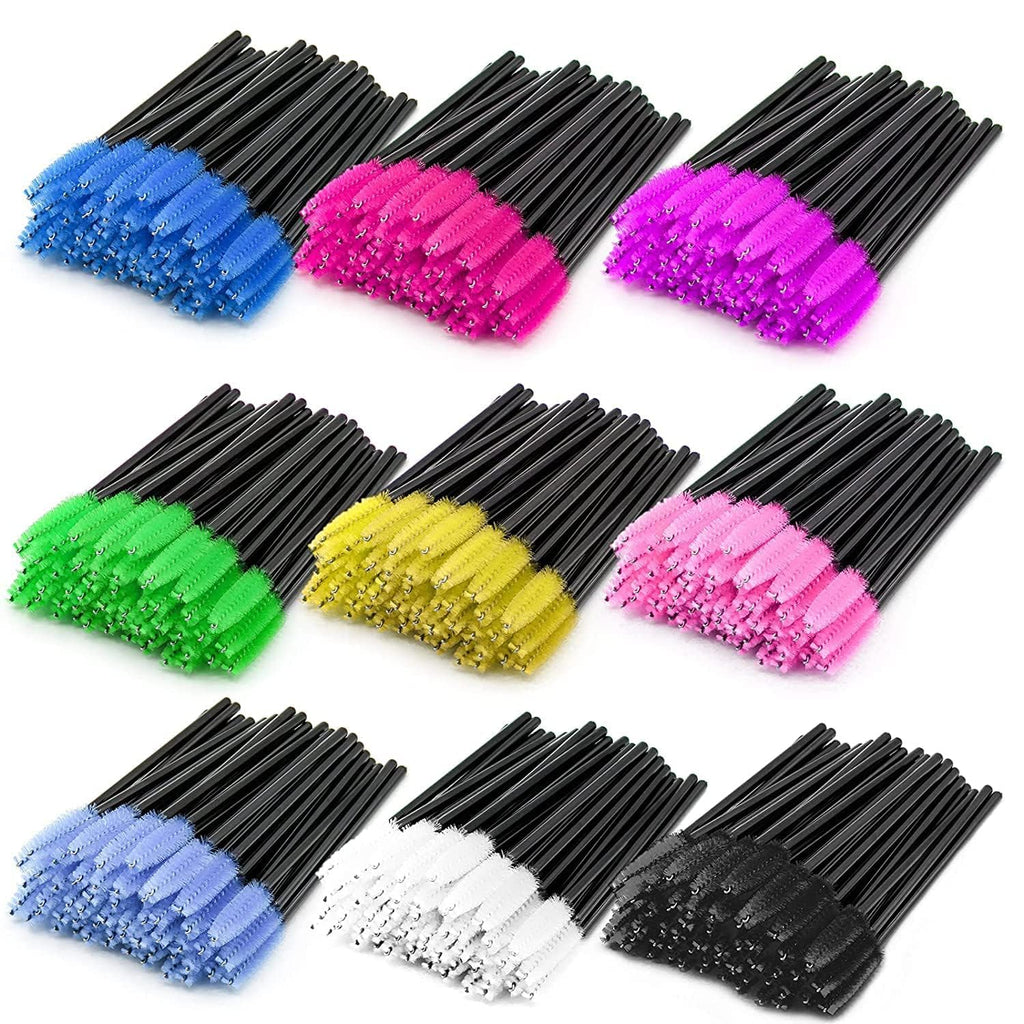 COSLUXE Disposable Mascara Brush, 10 Pcs Eyelash Brushes Mascara Wands Applicator Eyelash Extensions Makeup Tools Eyebrow Brush - Image 2