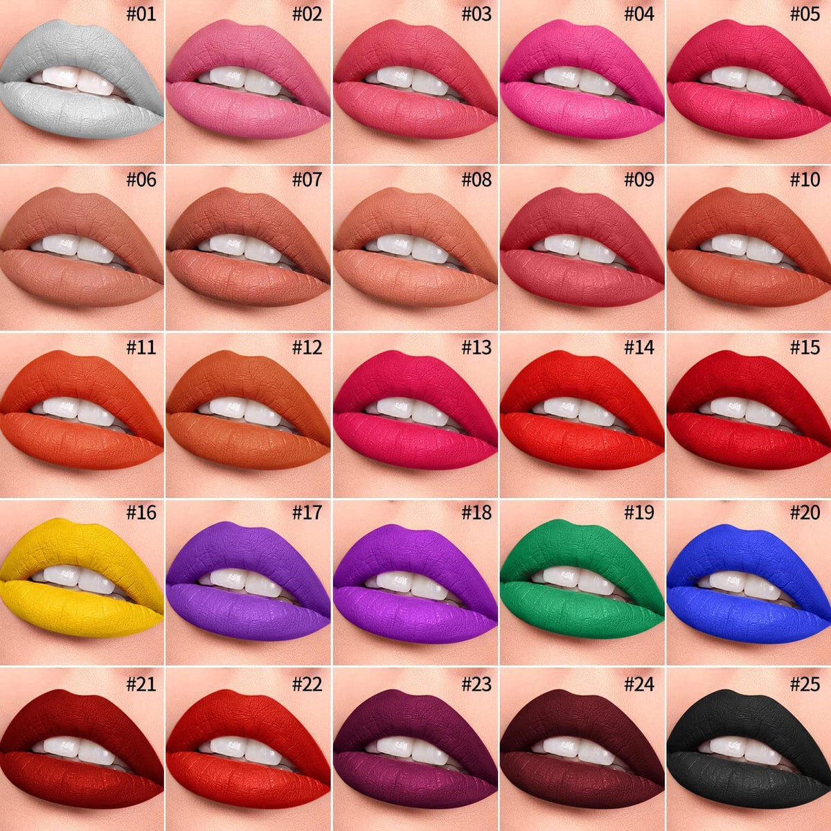 PNF PROFESSIONAL Lipstick Palette, 18 Colors Long Lasting Wear Lip Care Moisturizing Lipstick Set, For Girl Women -All Skin - Image 3