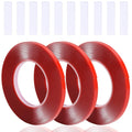 NAILWIND Double Sided Tape, Nail Tape Acrylic Strong Adhesive Removable Press On Nails Adhesive Strong Sticky Mounting Tapes For Press On Nail Salon Nail Tips, 6 Cm, 4 Cm, Multicolor