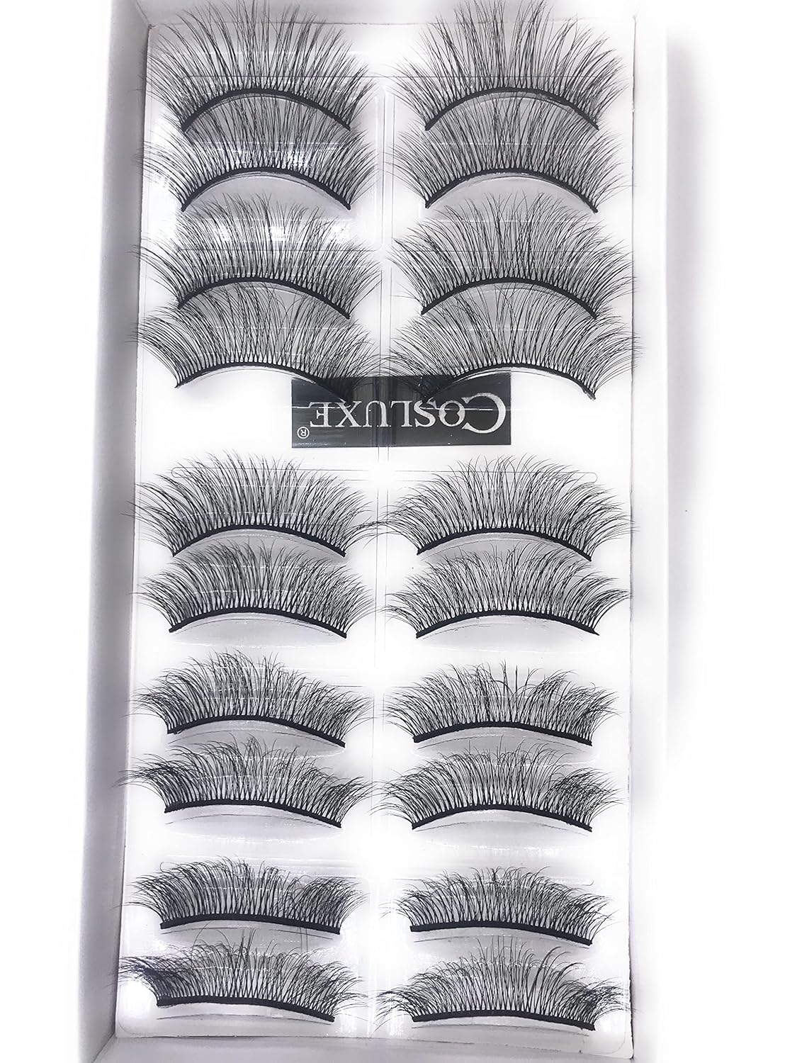 My Colors ART SECRET False Eyelashes,Natural & Soft 3D Eyelashes Pack 10 Pairs of 1 box (08) - Image 7