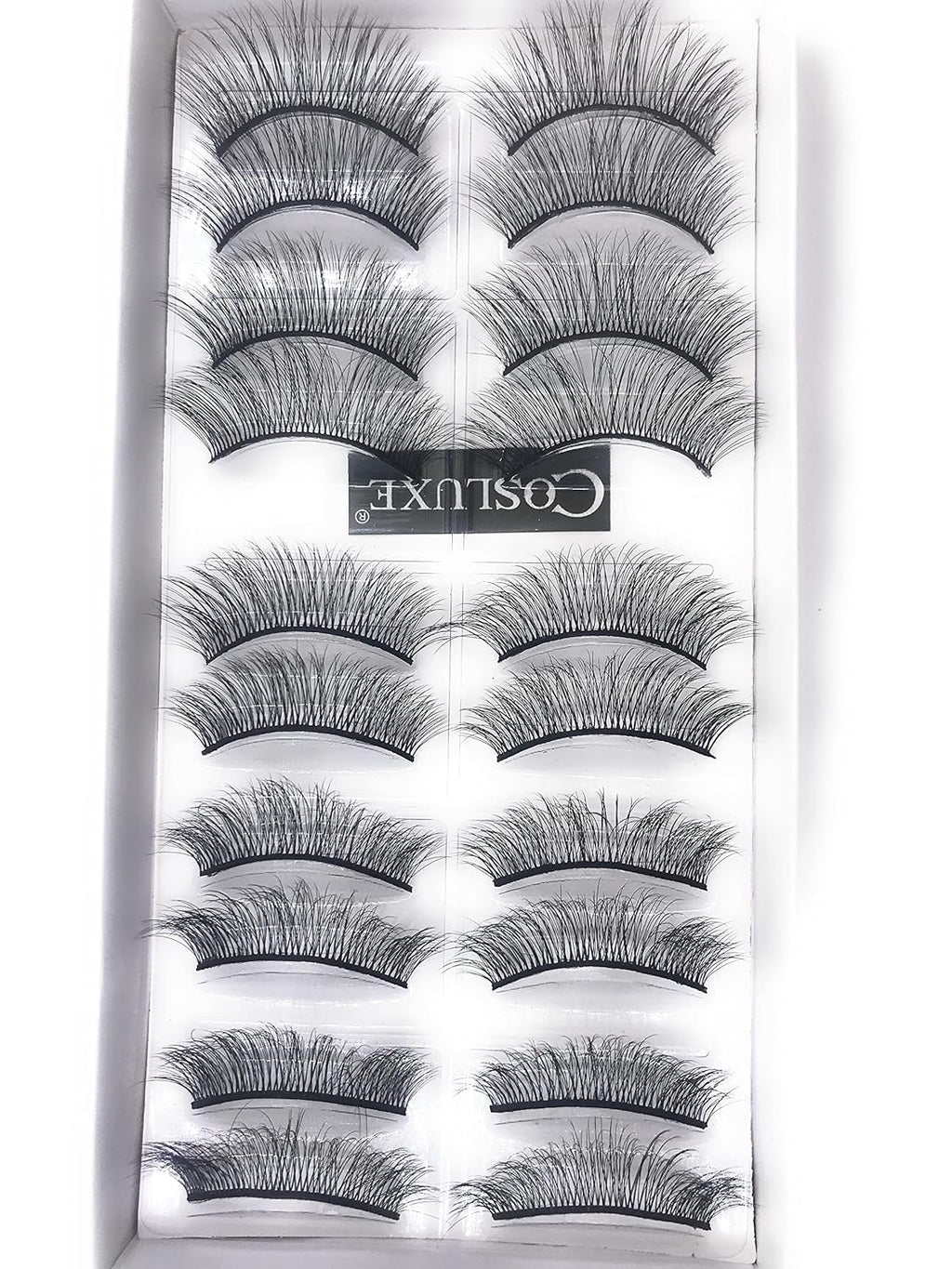 My Colors ART SECRET False Eyelashes,Natural & Soft 3D Eyelashes Pack 10 Pairs of 1 box (09) - Image 7
