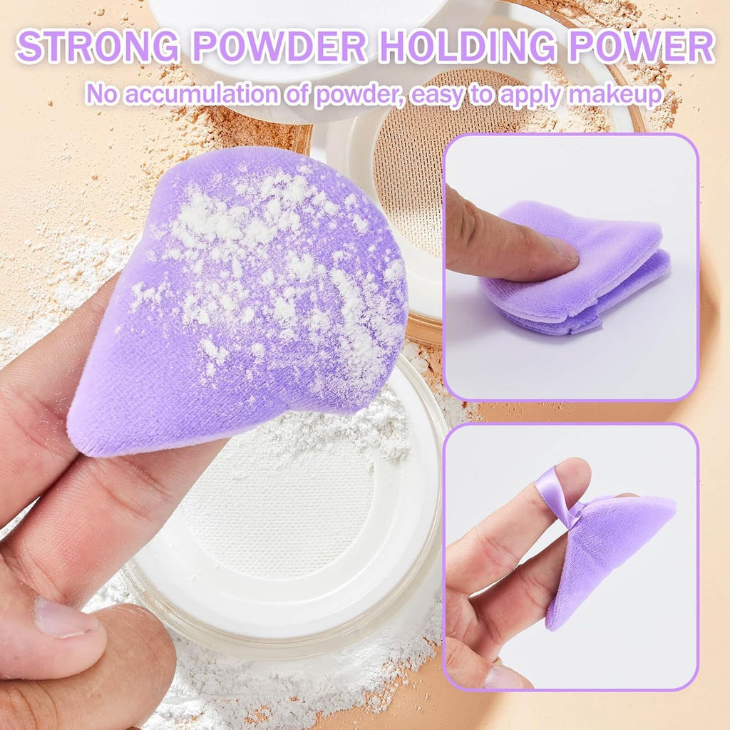 BH Studio Pro 15 pcs Makeup Sponge Blender Sponges for Liquid, Cream, and Powder, Make up sponges for foundation Powder Puff Face Triangle Face Makeup Puff Wet Dry Dual-Use - Multicoloured - Image 6