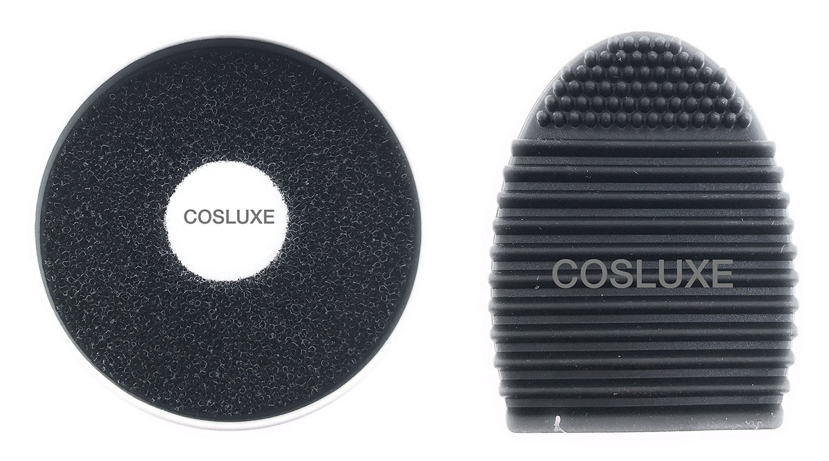 COSLUXE Makeup Brush Cleaning Tool - Make up Brush Quick Cleaner Sponge box 1, Makeup Brush Cleaner Silicone 1 - Removes Shadow Color from Your Brush - Image 7