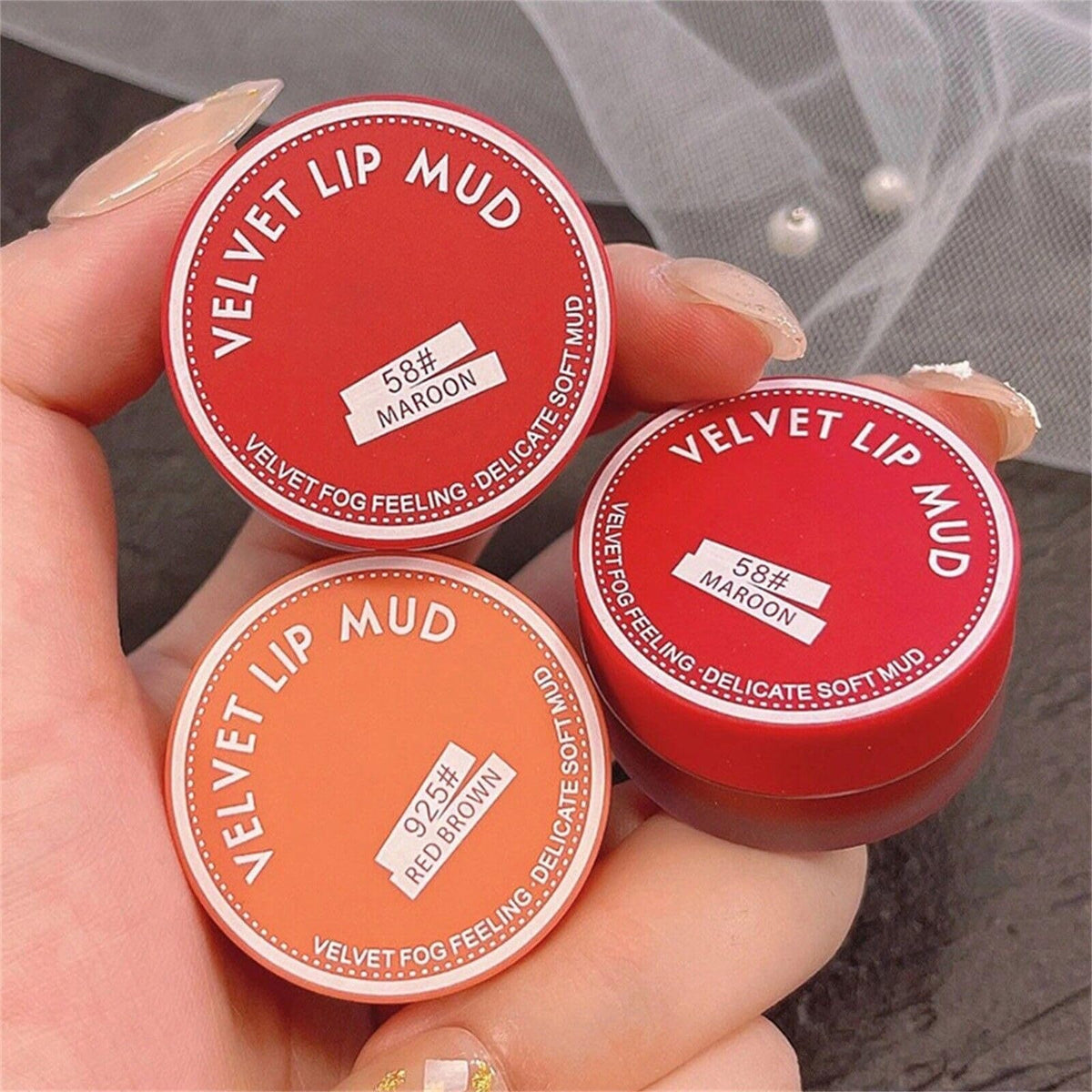 My Colors Velvet Matte Lip Mud 5g, Lip Tint & Cheek Tint (930 - BEAN PASTE) - Image 7
