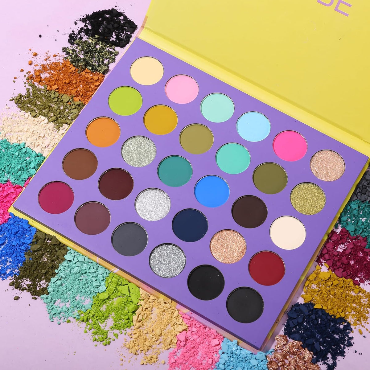 UCANBE 30 Colors Eyeshadow Makeup Palette – MACARON & Deep Neutral Tones – Matte Glitter Finishes – Highly Pigmented, Long-Lasting Eye Shadow Pallet for Daily Use, Cosplay, Festival, Party - Image 2