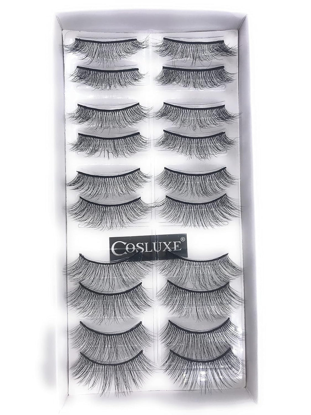 My Colors ART SECRET False Eyelashes,Natural & Soft 3D Eyelashes Pack 10 Pairs of 1 box (10) - Image 9