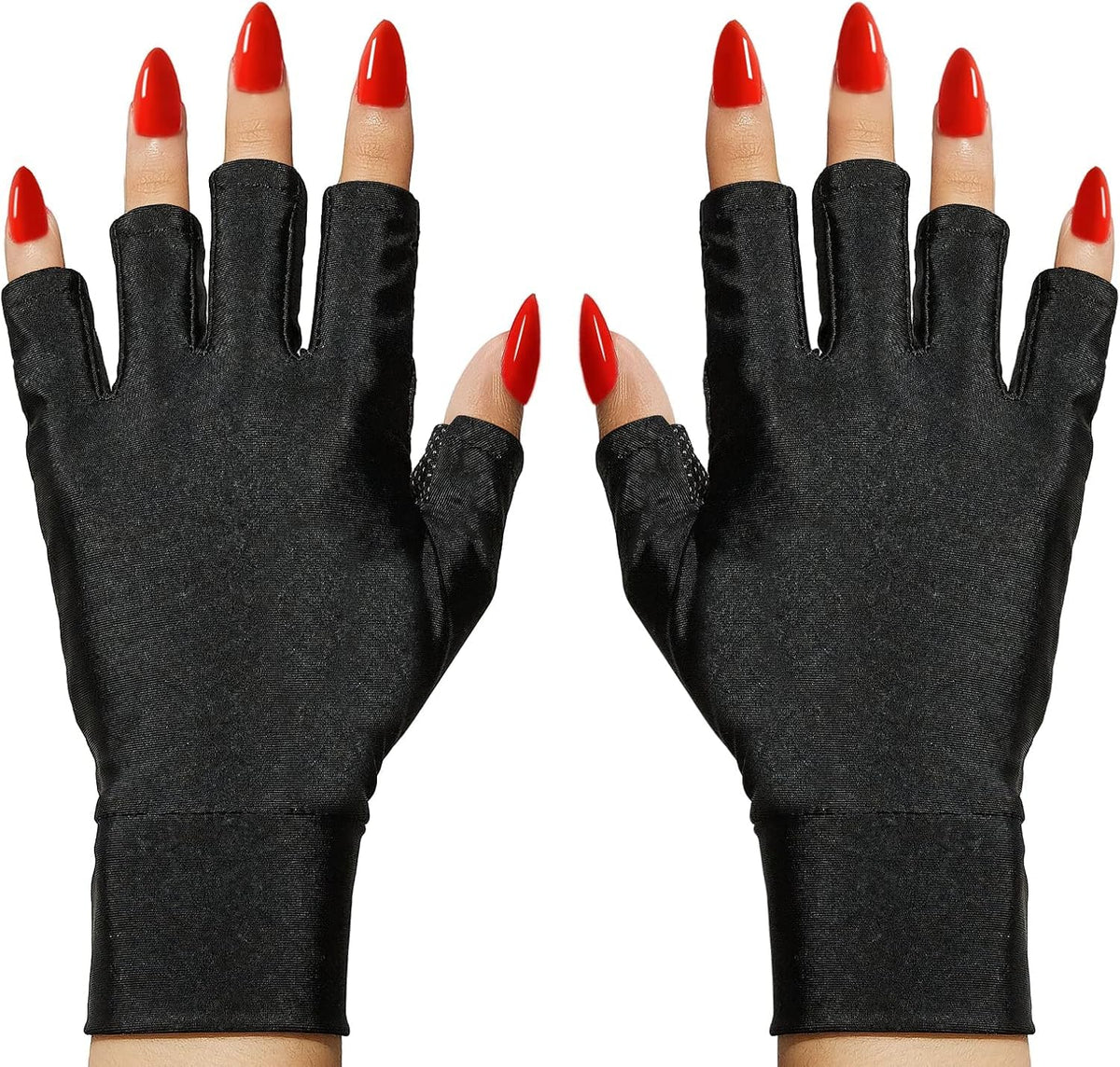 NAILWIND Anti UV Gloves - LED Nail Art Lamp Protection, White - Image 3