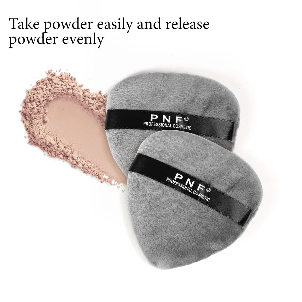 PNF PROFESSIONAL Makeup Blendiful Puff, Heart Shape Makeup Puff With Strap, Cotton Large Face Powder Puff, Makeup Tool, Beauty Sponges Blender Puff - Multi-colored, 2 Pcs - Image 5